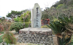豊島栄生誕の碑